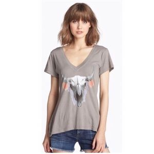 Wildfox bull skull tee